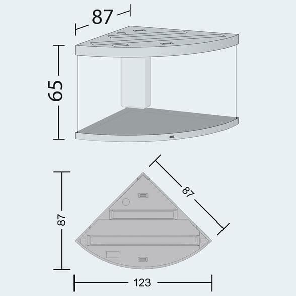 Juwel Eck-Aquarium Trigon 350 LED – Bild 8