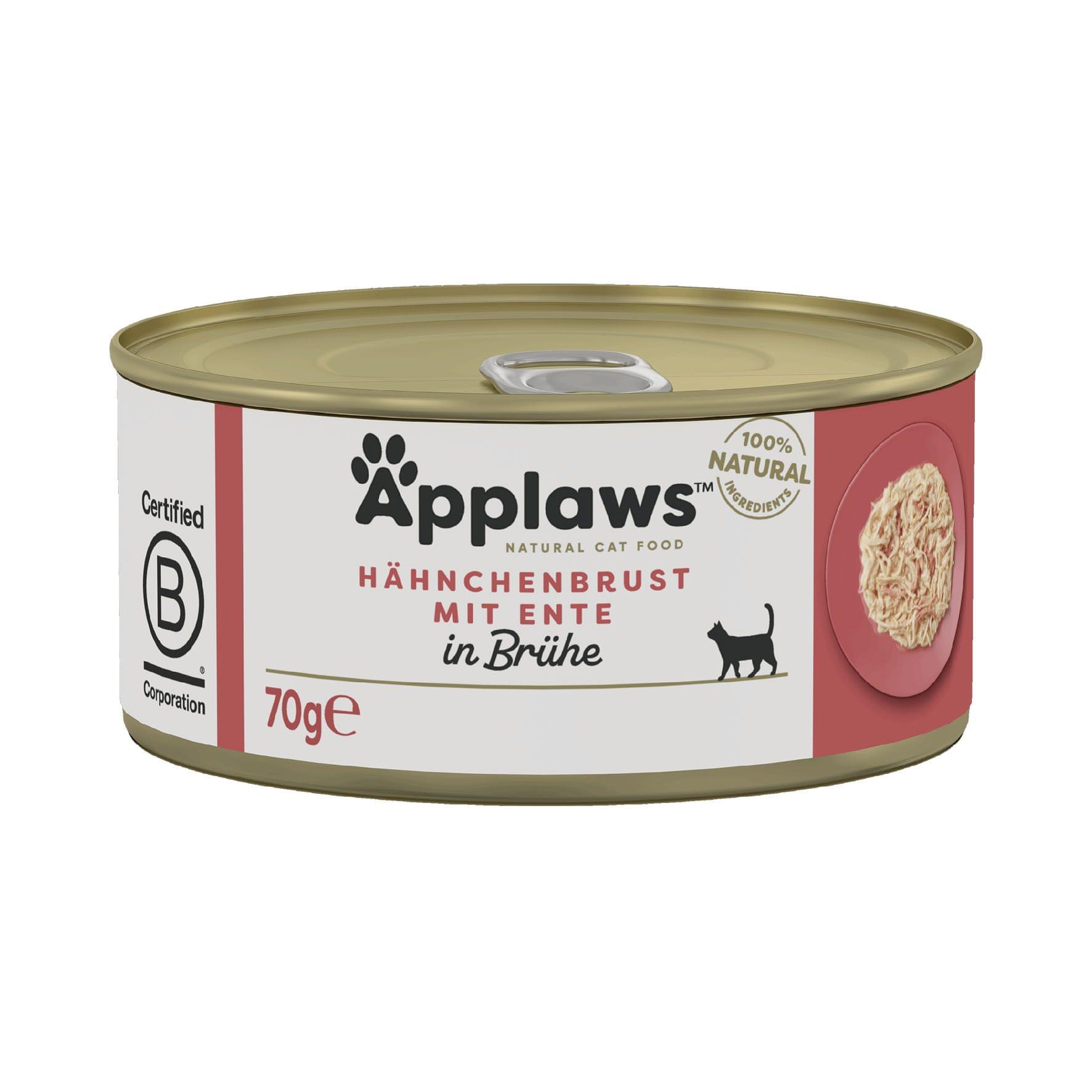 Applaws Tin Chicken Breast with Duck 24x70g / 24x156g Dose