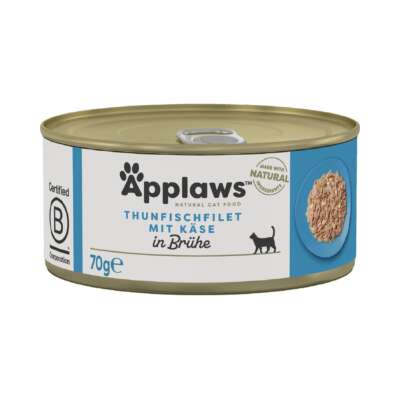 Applaws Tin Tuna Fillet & Cheese 24x70g / 24x156g