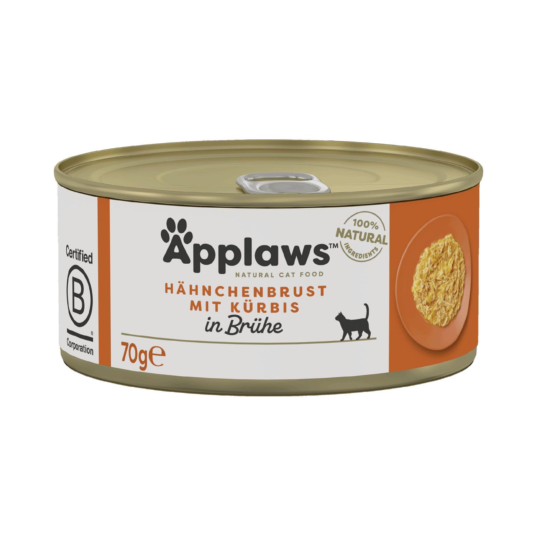 Applaws Tin Chicken Breast & Pumpkin 24x70g / 24x156g