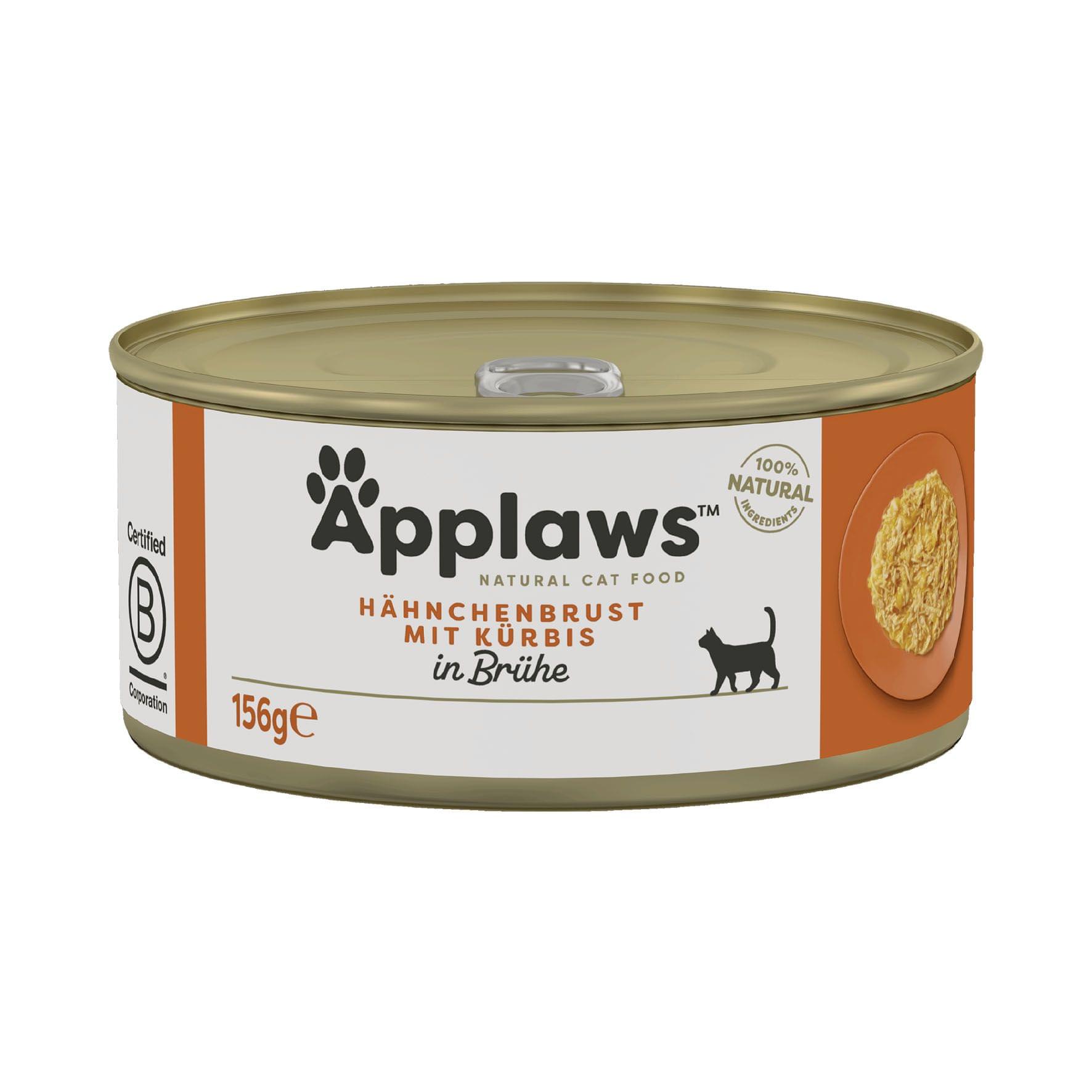 Applaws Tin Chicken Breast & Pumpkin 24x70g / 24x156g – Bild 2