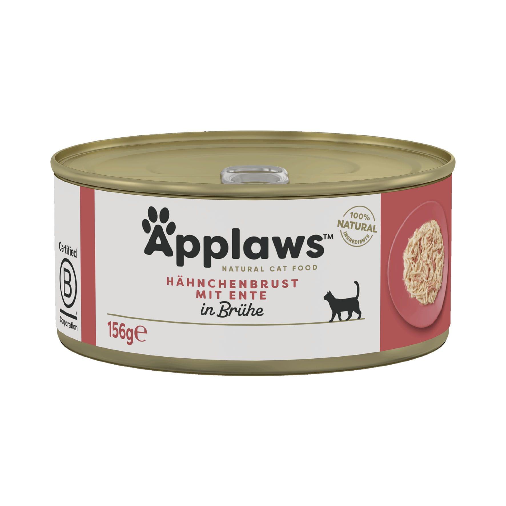 Applaws Tin Chicken Breast with Duck 24x70g / 24x156g Dose – Bild 2