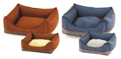 Swisspet Hunde-und Katzenbett Vino S / M / L braun oder blau