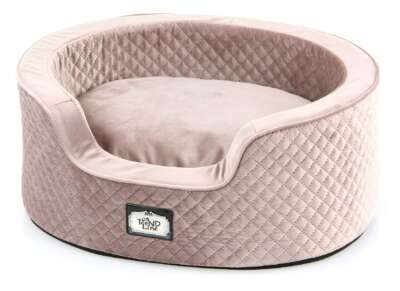 TrendLine Hunde- und Katzenbett Luton oval S rosa