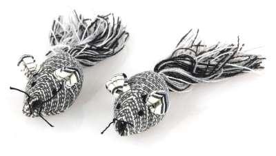 Swisspet Katzenspielzeug Plüsch-Mäuse-Set