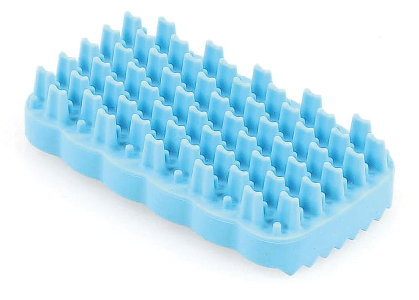 Happy Care Pflegebürste Brushy blau kurzes Fell