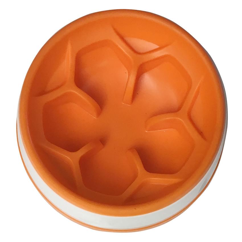 Swisspet Ronner Anti-Schling-Napf orange