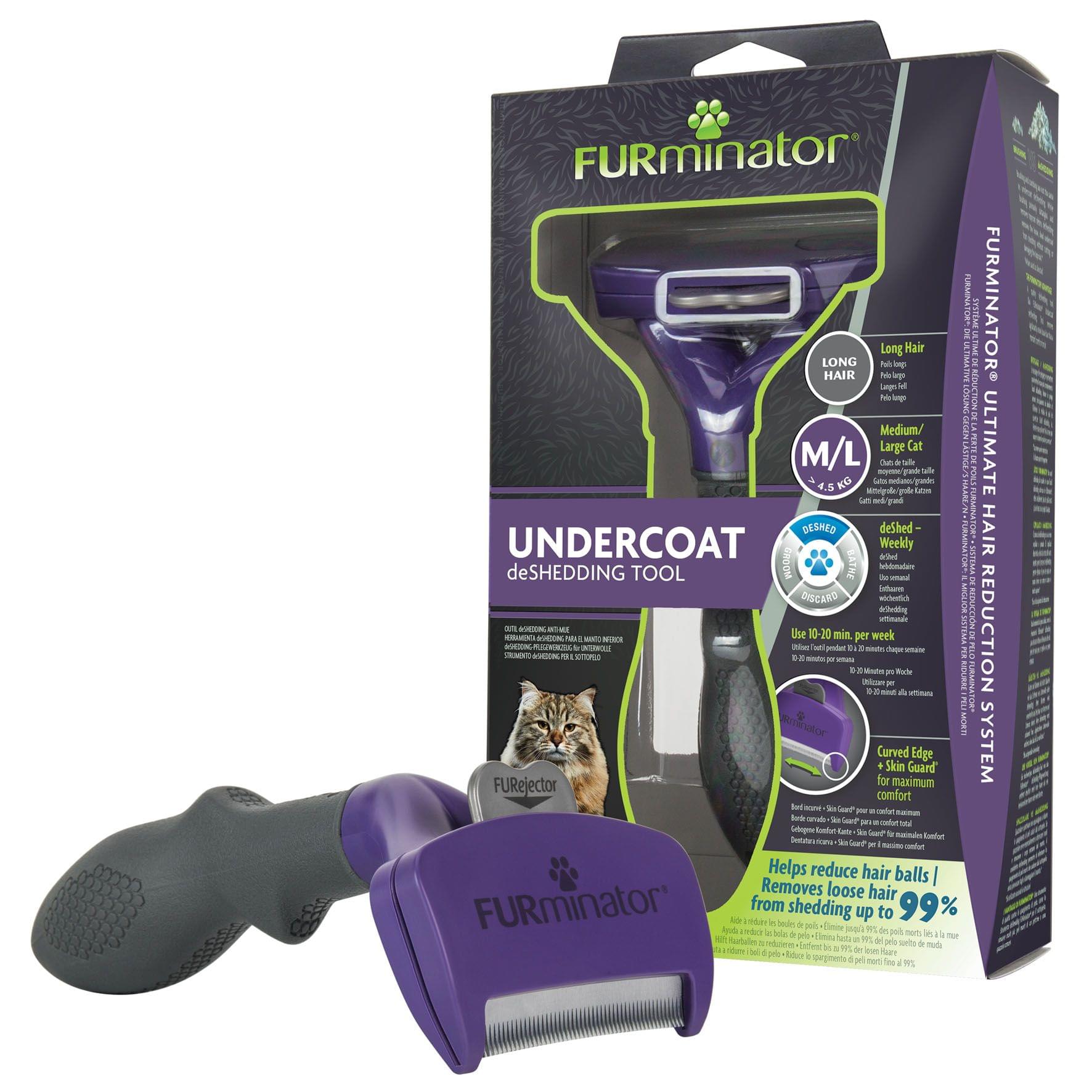 FURminator für Katze deShedding M/L Langhaar