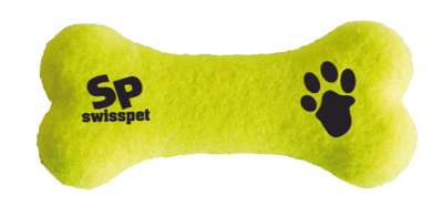 Swisspet Hundespielzeug Smash&Play Tennis Knochen