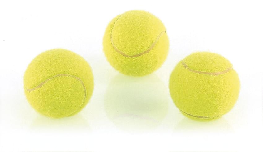 Swisspet Hundespielzeug Mini-Tennisbälle 3 Stück gelb