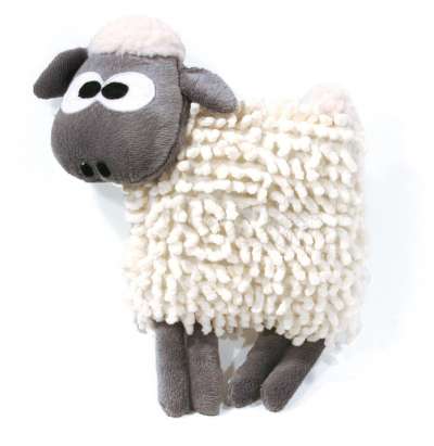 Swisspet Hundespielzeug Sheepy, 18cm weiss mit Quietscher