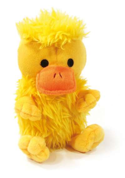 Swisspet Hundespielzeug Strubel Duck gelb mit Quietscher