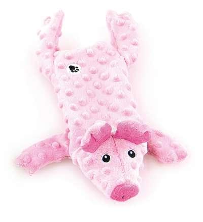 Swisspet Hundespielzeug Noppi-Play Schwein pink mit Quietsch 36cm