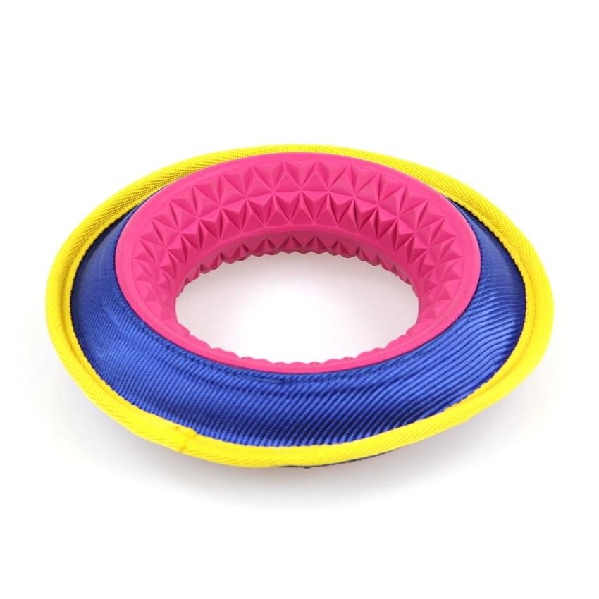 Swisspet Hundespielzeug Hunde-Spielring schwimmend bunt D=18.5cm H=4.5cm