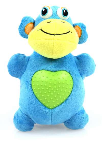 Swisspet Hundespielzeug Plüsch-Gorilla Hearties mit Quietscher 20cm