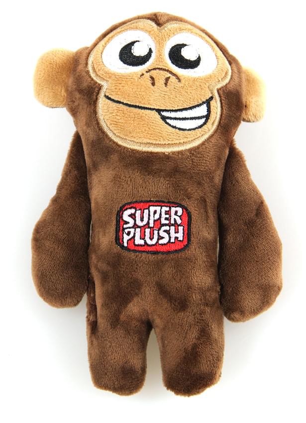 Swisspet Hundespielzeug Super-Plush Affe mit Quietscher