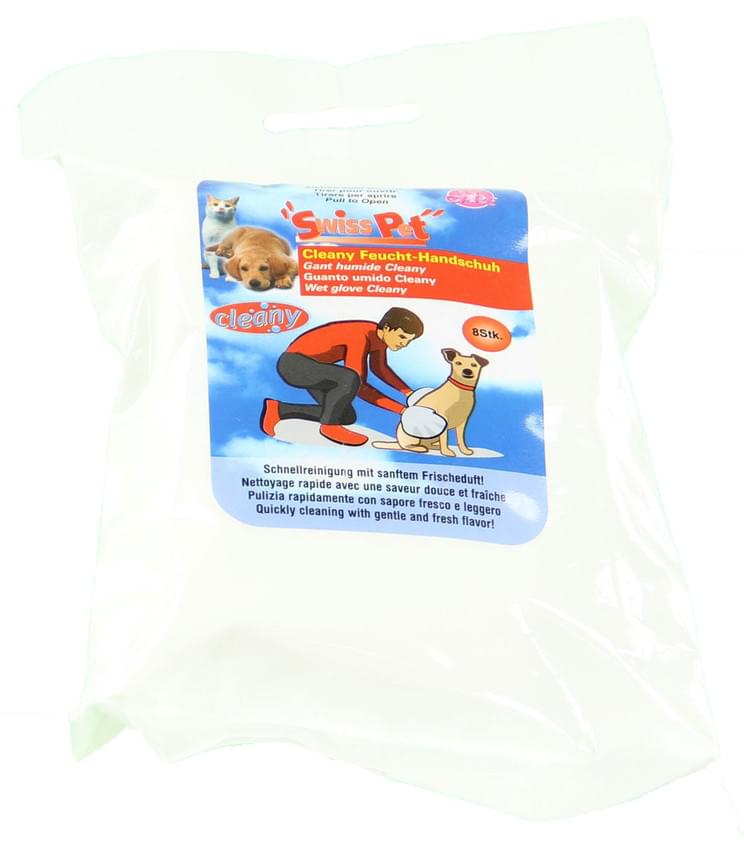 Swisspet Cleany Feucht-Handschuh 8 Stk.
