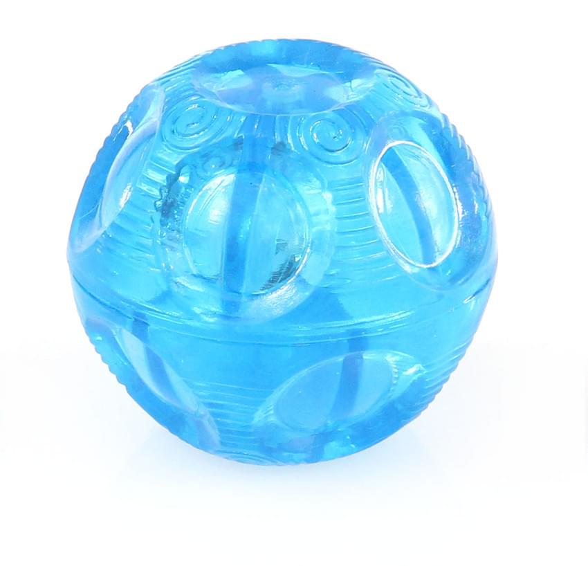 Swisspet Hundespielzeug Leuchtball Lumo gelb, blau, grün ø8cm – Bild 3