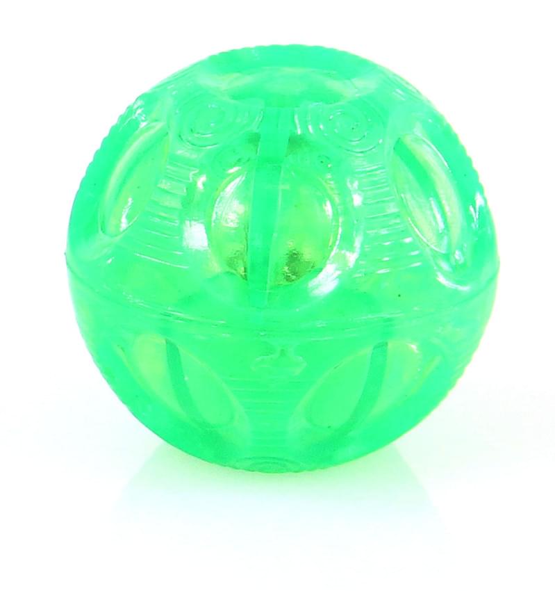 Swisspet Hundespielzeug Leuchtball Lumo gelb, blau, grün ø8cm – Bild 4