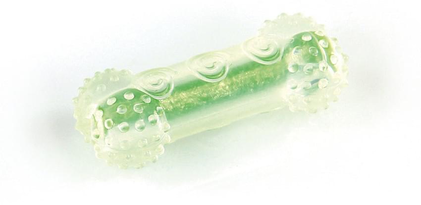 Swisspet Hundespielzeug Knochen-Rohr 12cm transparent