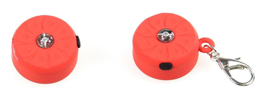 Swisspet Glitzi-Blinker mit Karabinerhaken Rot oder Schwarz