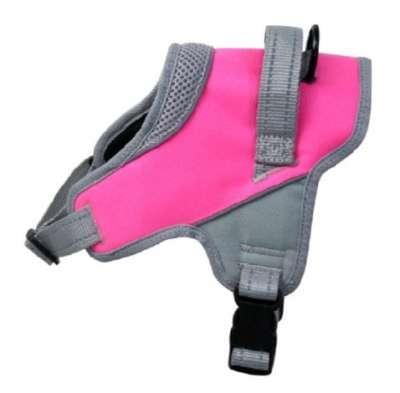 Swisspet Geschirr Onyx, pink, reflektierend