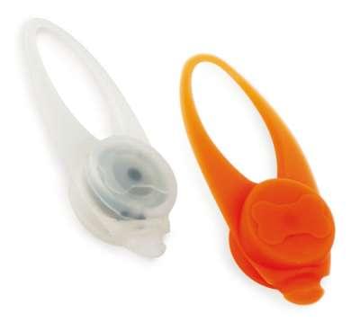 Swisspet Silikon-Leuchtflash 8cm orange & transparent