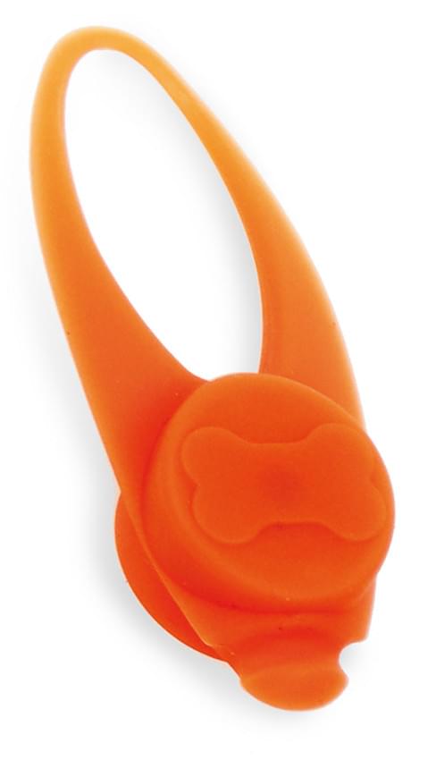 Swisspet Silikon-Leuchtflash 8cm orange & transparent – Bild 2