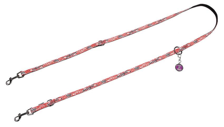 TrendLine Halsband & Führleine Labyrinth rot – Bild 3