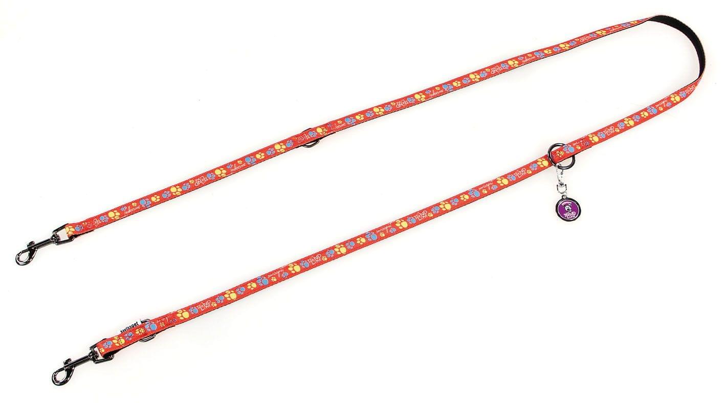 TrendLine Halsband & Führleine Pfoty rot – Bild 2