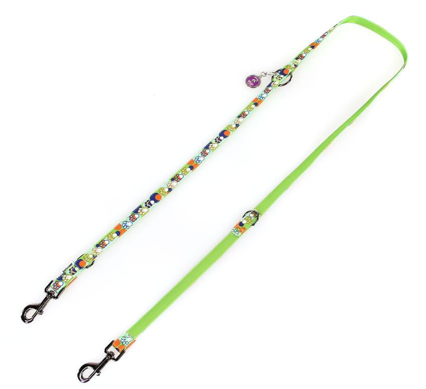 TrendLine Halsband & Führleine Funny grün – Bild 3