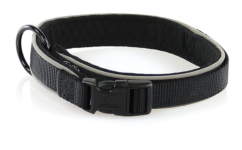 Swisspet Halsband Crio braun / schwarz oder rot S / M – Bild 3