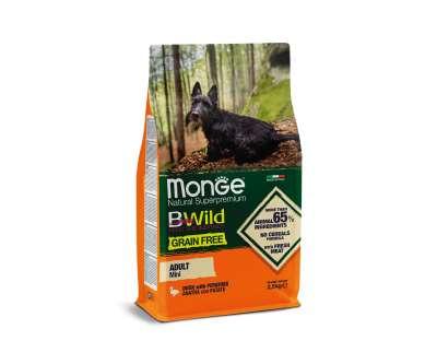 Monge Bwild Grain Free Mini Adult Ente 2.5kg