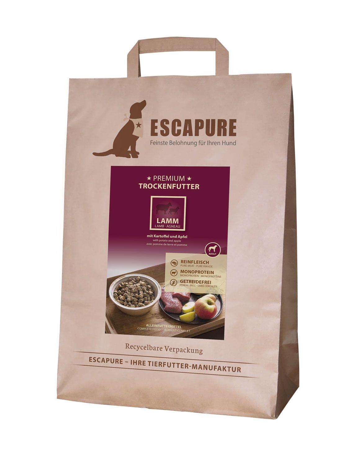 Escapure Premium Lamm, 1.5kg / 4kg / 12kg