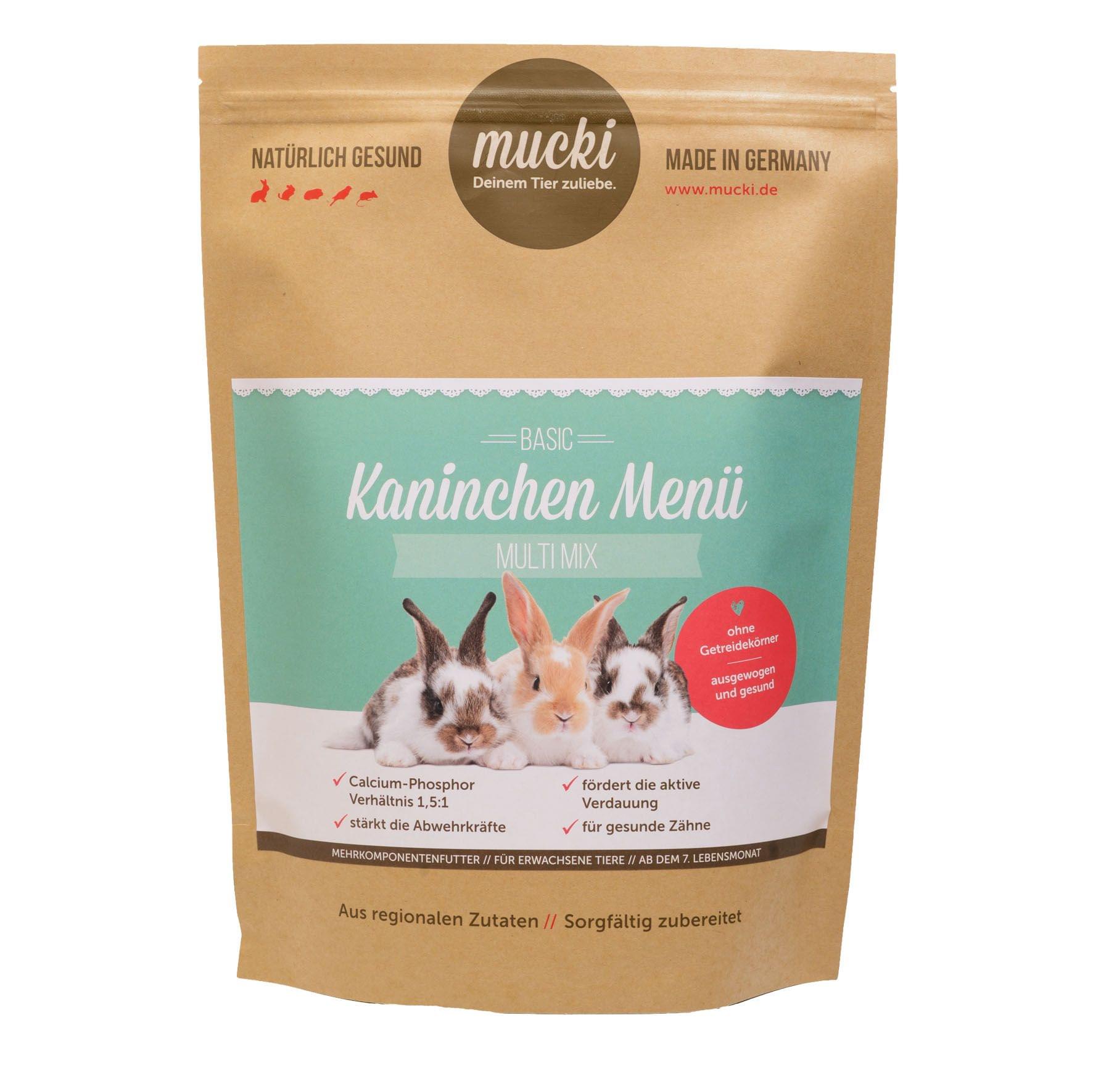 Mucki Kaninchen Menü Multi Mix 750g