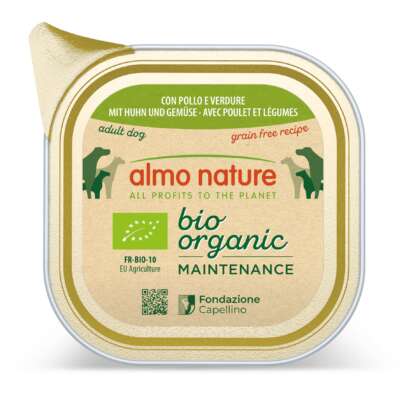 Almo nature BioOrganics Adult Huhn & Gemüse 32x100g