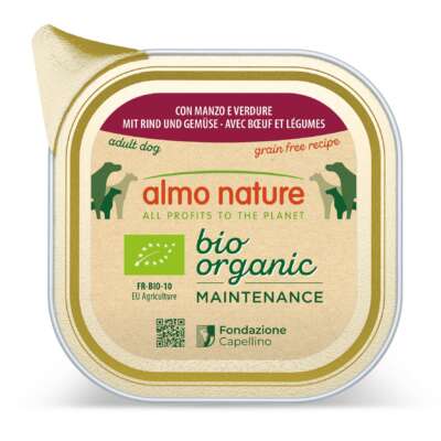 Almo nature BioOrganics Adult Rind & Gemüse 32x100g