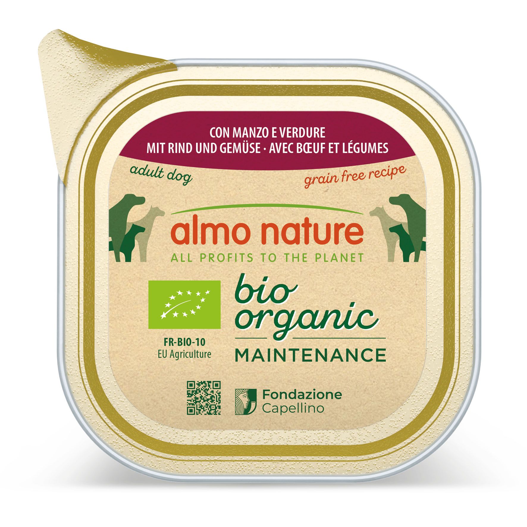 Almo nature BioOrganics Adult Rind & Gemüse 32x100g