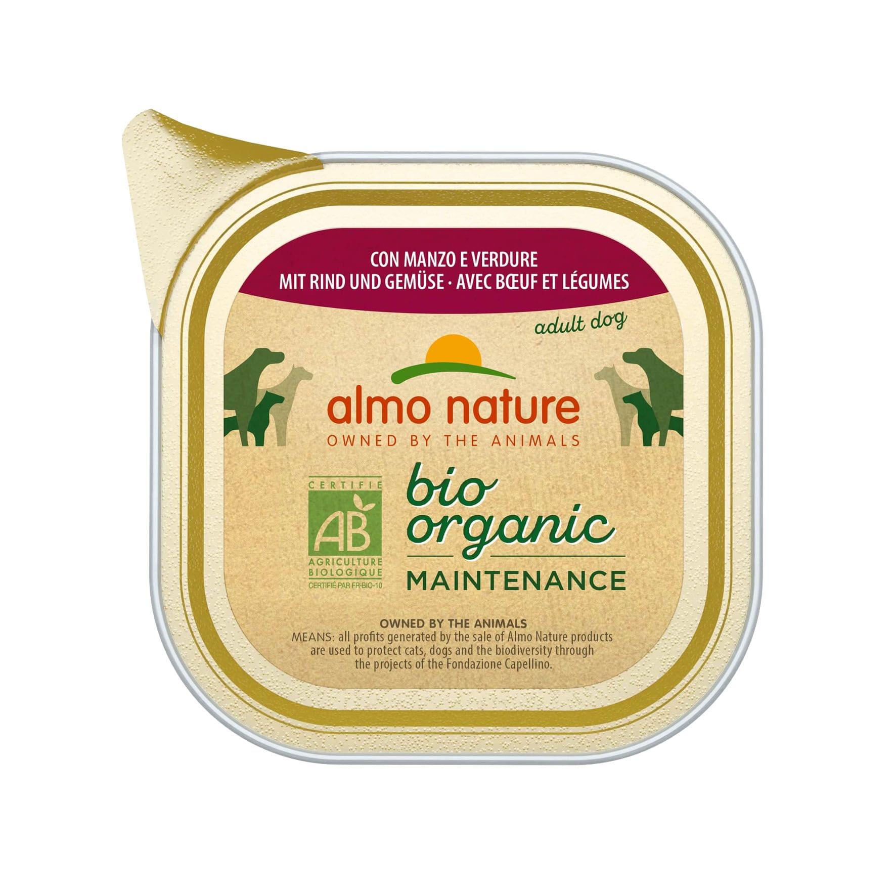 Almo nature BioOrganics Adult Rind & Gemüse 32x100g