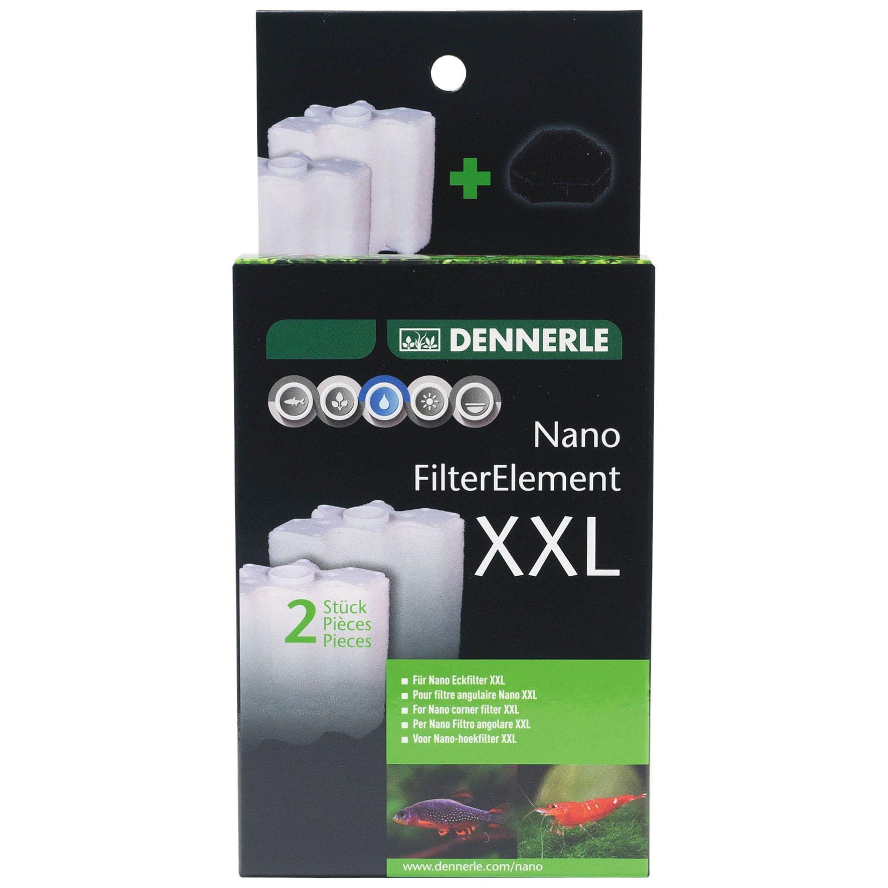 Dennerle Nano Ersatz-Filterelement für XXL Eckfilter 2 Stück