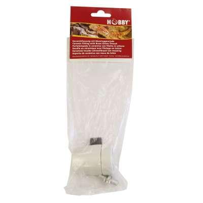 Hobby Keramikfassung mit Messinggewinde  bis 300W