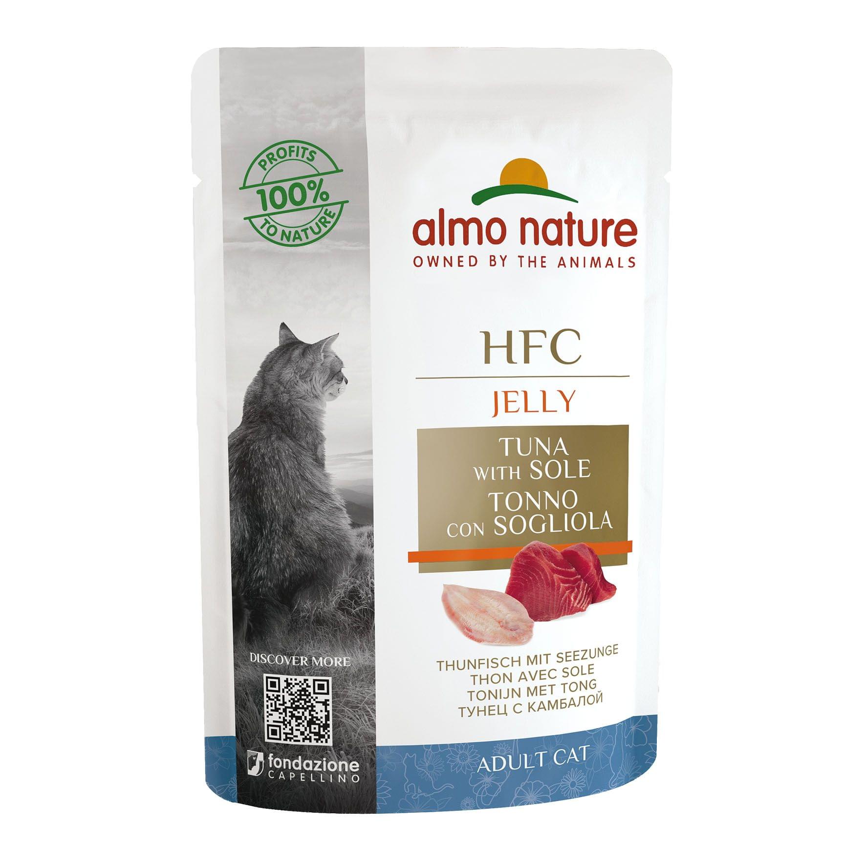 Almo HFC Jelly Adult Thunfisch mit Seezunge 24x55g