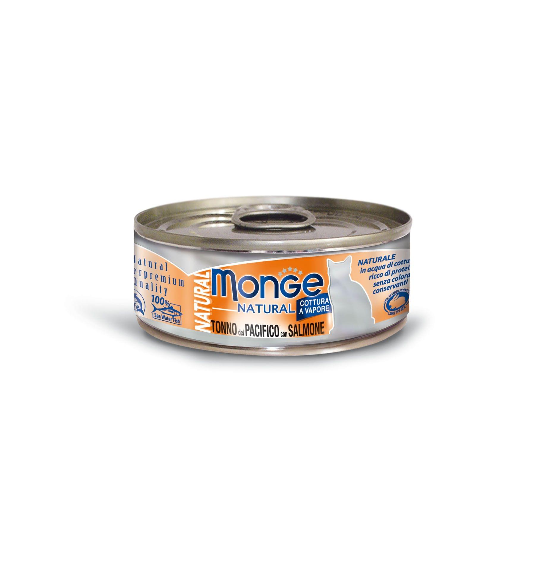 Monge Natural Cat Adult Thunfisch & Lachs 24x80g