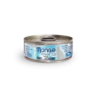 Monge Jelly Cat Senior Thunfisch & Sardellen 24x80g