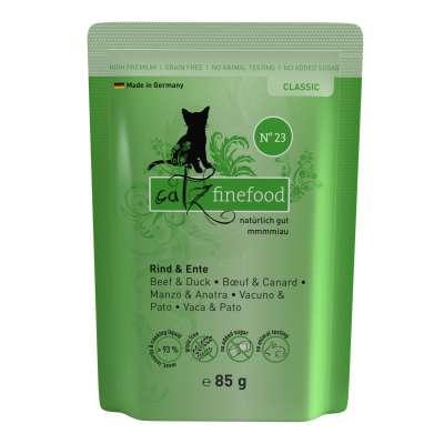 Catz finefood Classic N°23 Rind und Ente16x85g