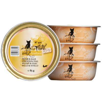 Catz finefood Filets N°407 Huhn & Kalb in Jelly 85g