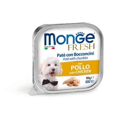 Monge Dog Fresh Paté Adult Huhn 32x100g