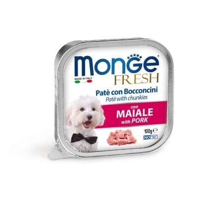 Monge Dog Fresh Paté Adult Schwein 32x100g