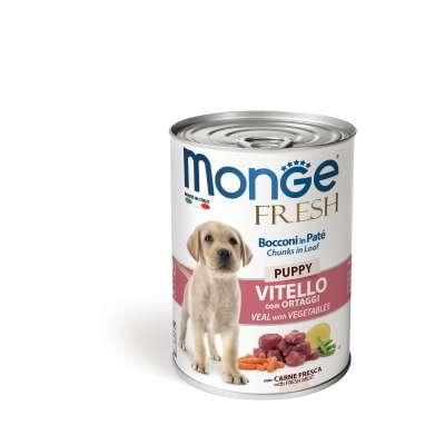 Monge Dog Fresh Puppy Kalb & Gemüse 24x400g