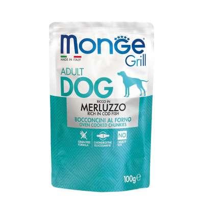 Monge Grill Dog Adult Kabeljau 24x100g